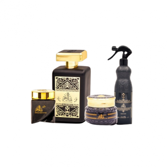 بكج عاشق العود - الماس للعطور - العدد 4 قطع