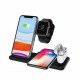 قاعدة شحن لاسلكية 4 في 1 للهواتف الذكية وساعة Apple Watch وسماعات الأذن Yesido DS13 قاعدة شحن لاسلكية 4 في 1 للهواتف الذكية وساعة Apple Watch وسماعات الأذن Yesido DS13
