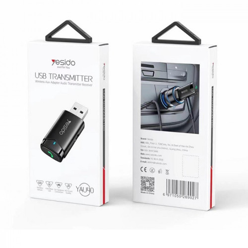 USB TRANSMITTER - محول USB موديل YAU40 ماركة yesido USB TRANSMITTER - محول USB موديل YAU40 ماركة yesido