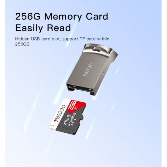 CARD READER - قارئ ذاكرة USB من yesido-GS20