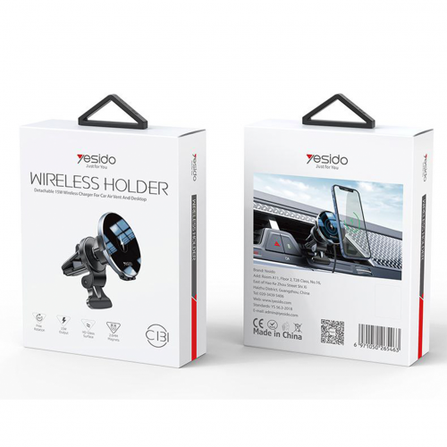 Yesido C131 Wireless Car Charger 15W Fast Charging Yesido C131 Wireless Car Charger 15W Fast Charging