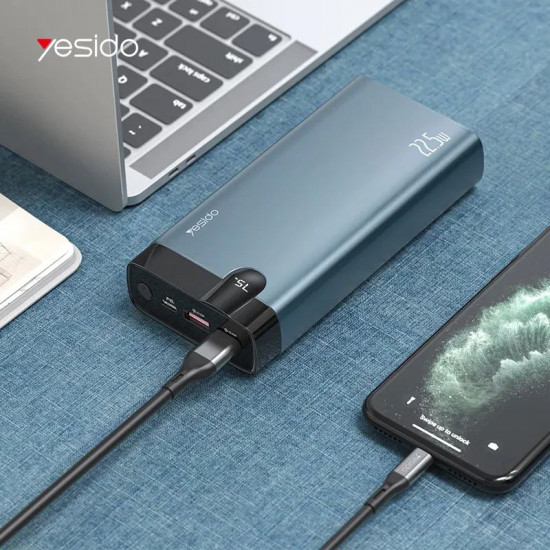 POWER BANK - شاحن متنقل 10000ملي امبير من Yesido - YP24