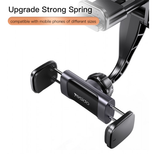 يسيدو ستاند لحمل الهاتف بمرآة السيارة قابل للدوران 360 درجة YESIDO C193 يسيدو ستاند لحمل الهاتف بمرآة السيارة قابل للدوران 360 درجة YESIDO C193