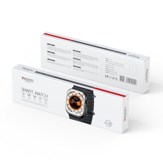 Yesido IO20 2.03 inch IP67 ساعة ذكية مقاومة للماء ، تدعم معدل ضربات القلب / مراقبة الأكسجين في الدم Yesido IO20 2.03 inch IP67 ساعة ذكية مقاومة للماء ، تدعم معدل ضربات القلب / مراقبة الأكسجين في الدم