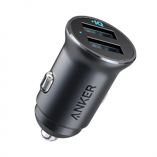 شاحن سيارة أنكر PowerDrive 2 Alloy Metal Mini 24W 4.8A 