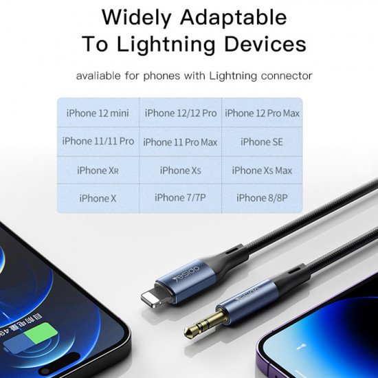 كيبل Yesido YAU35 iPhone Aux بطول 1 متر