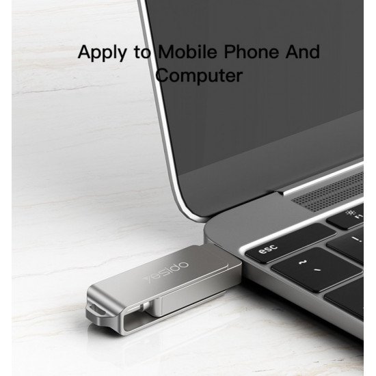 FLASH DRIVE - ذاكرة بيانات 3في 1 (64 جيجابايت) من Yesido -FL11 FLASH DRIVE - ذاكرة بيانات 3في 1 (64 جيجابايت) من Yesido -FL11