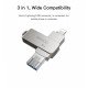FLASH DRIVE - ذاكرة بيانات 3في 1 (64 جيجابايت) من Yesido -FL11 FLASH DRIVE - ذاكرة بيانات 3في 1 (64 جيجابايت) من Yesido -FL11