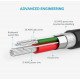 كيبل يو اس بي - آيفون Anker PowerLine Select+ USB Cable with Lightning connector 6ft- A8013H12-Black