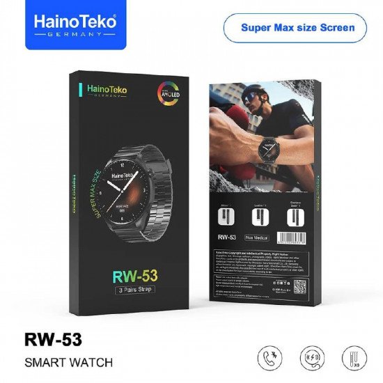 ساعة هاينو تيكو Haino Teko RW 53 الذكية مع شاشة AMOLED 