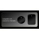 حامل الهاتف المغناطيسي Magsafe C201 ذو الدوران المتعدد الأبعاد 360 مناسب للوحة القيادة