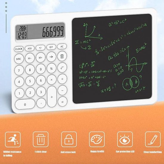الة حاسبة علمية للطلاب، الة حاسبة علمية 2 في 1 مع تابلت كتابة وقلم قابل للمسح، آلة حاسبة مكتبية محمولة متعددة الوظائف للدراسة والعمل ورحلات العمل الة حاسبة علمية للطلاب، الة حاسبة علمية 2 في 1 مع تابلت كتابة وقلم قابل للمسح، آلة حاسبة مكتبية محمولة متعددة الوظائف للدراسة والعمل ورحلات العمل