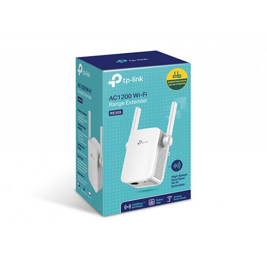 تي بي لينك - موسع نطاق الواي فاي AC1200 طراز RE305 تي بي لينك - موسع نطاق الواي فاي AC1200 طراز RE305