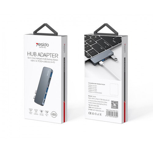 يسيدو - Yesido HB10 6-IN-1 يسيدو - Yesido HB10 6-IN-1