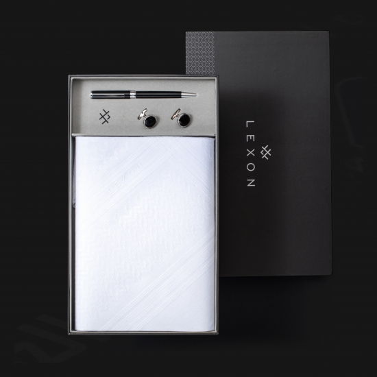 شماغ لكسون أبيض كلاسيك وايت - LEXON Classic White