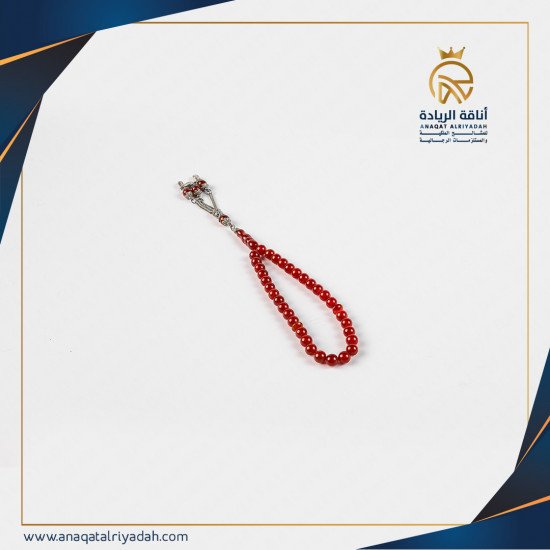 سبحة عقيق أحمر 001