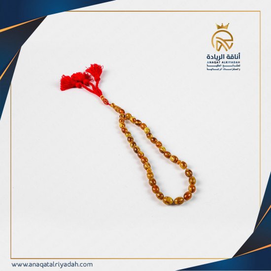 سبحة تراب الكهرمان 002