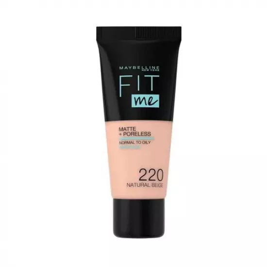 ميبلين نيويورك كريم اساس فيت مي لمظهر غير لامع-220 Natural Beige