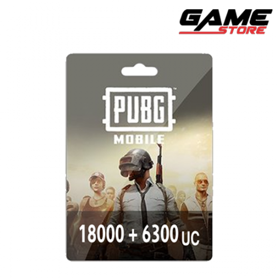 بطاقة ببجي - 18000 + 6300 شدة
