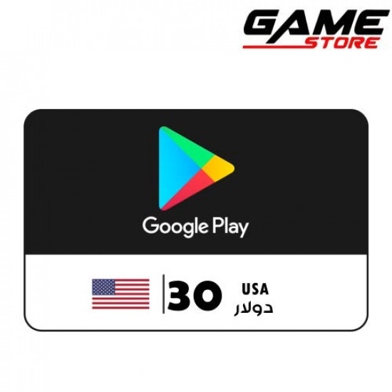 جوجل بلاي أمريكي - 30 دولار 