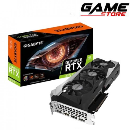 كرت شاشه : GIGABYTE GPU RTX3070TI OC8GB