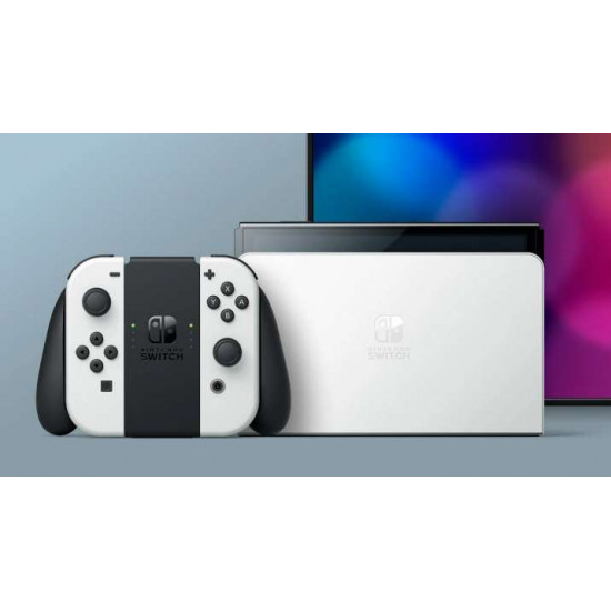 جهاز - نينتندو سويتش OLED أبيض + لعبة + شنطة نسخة زيلدا + إستيكر حماية