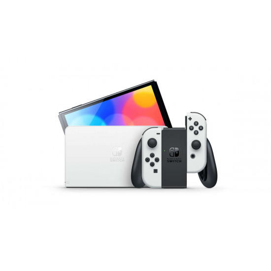 جهاز - نينتندو سويتش OLED أبيض + لعبة + شنطة نسخة زيلدا + إستيكر حماية