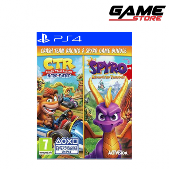 لعبة كراش اند سبايرو - بلايستيشن 4 - Crash and Spyro لعبة كراش اند سبايرو - بلايستيشن 4 - Crash and Spyro