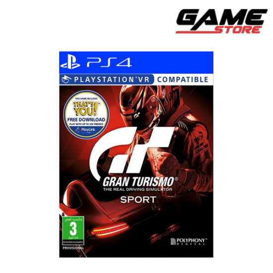 لعبة جران توريزمو سبورت النسخه السعوديه - بلايستيشن 4 - Gran Turismo Sport Saudi Edition لعبة جران توريزمو سبورت النسخه السعوديه - بلايستيشن 4 - Gran Turismo Sport Saudi Edition