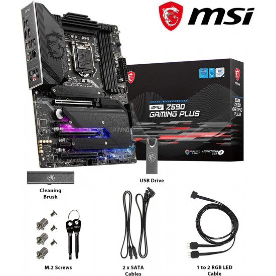 اللوحه الأم : MSI MB Z590 PLUS
