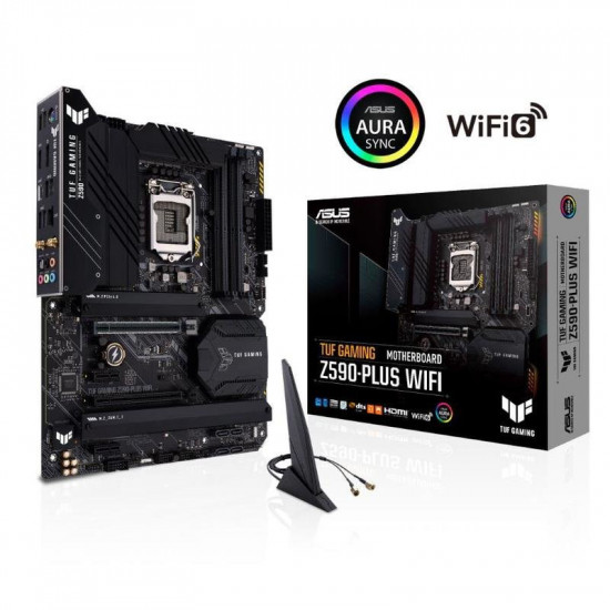 اللوحه الأم : TUF MOTHERBORD Z590- PLUS WIFI