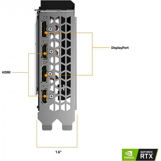 كرت شاشه : GIGABYTE GPU RTX3080OC10GB