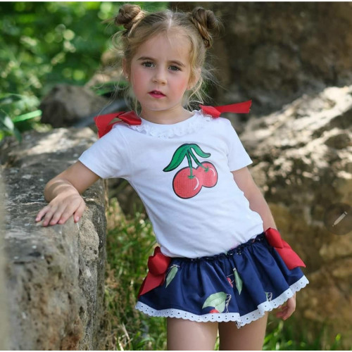 10504 تشيرت قطني مع كلوت شكل تنورة 10504 تشيرت قطني مع كلوت شكل تنورة