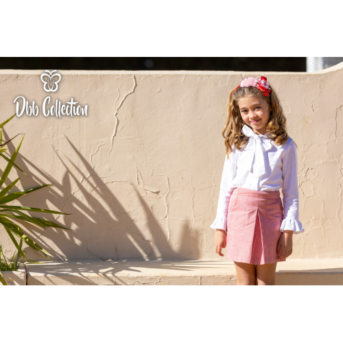 11906 طقم اسباني قميص وشورت احمر