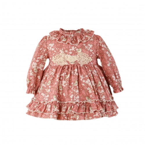 340165Vفستان اسباني  مورد 