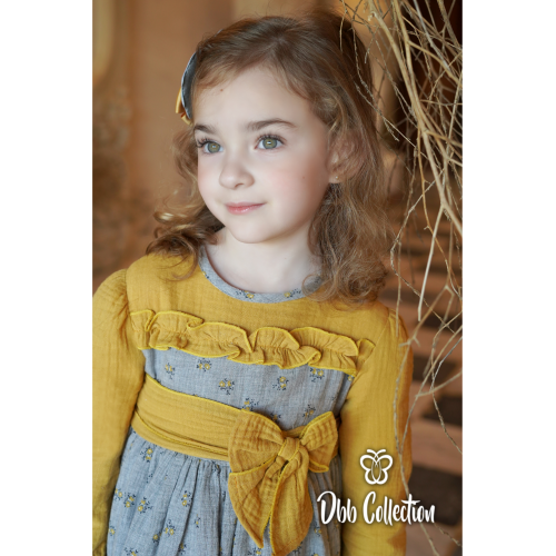  16902 فستان اسباني  خريفي 