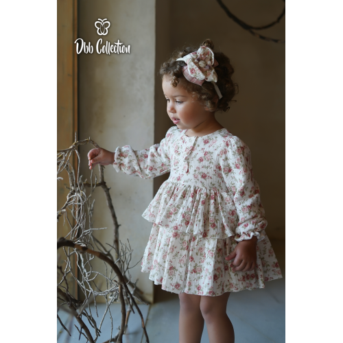  17102 فستان اسباني  طبقات بورد الجوري  