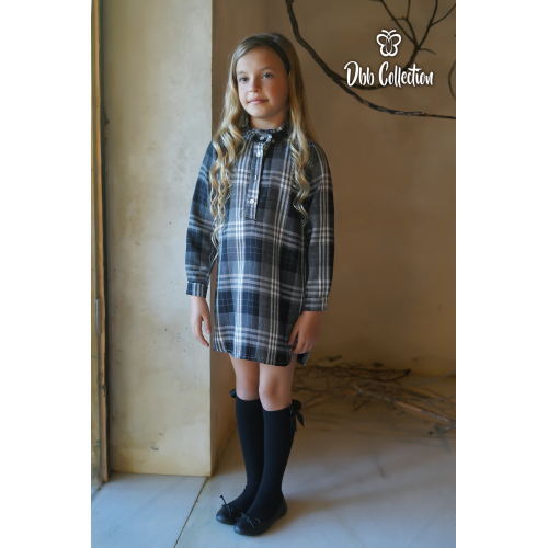 17433 فستان اسباني قميص طويل 