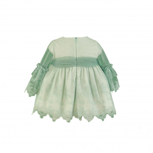 350129V  فستان اسباني دانتيل  للمناسبات 