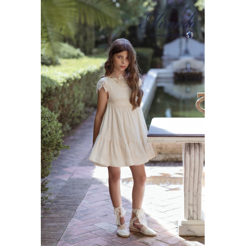 350323V  فستان اسباني دانتيبل للمناسبات 