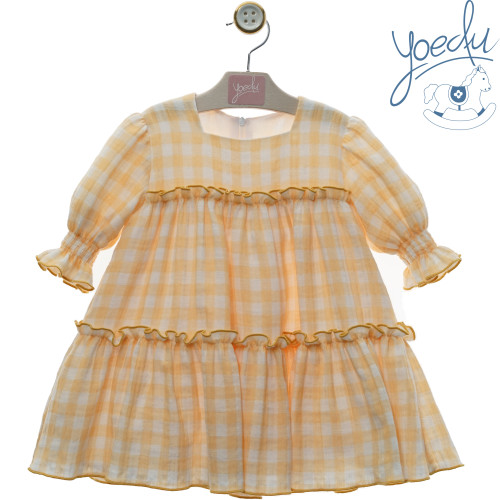 0501 فستان اسباني اصفر 0501 فستان اسباني اصفر