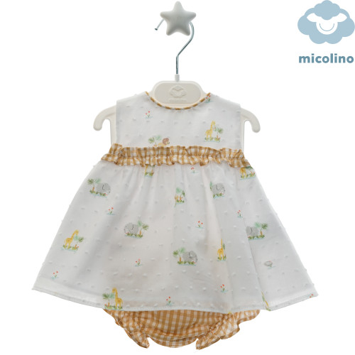 0186 طقم اسباني فستان وكلوت  