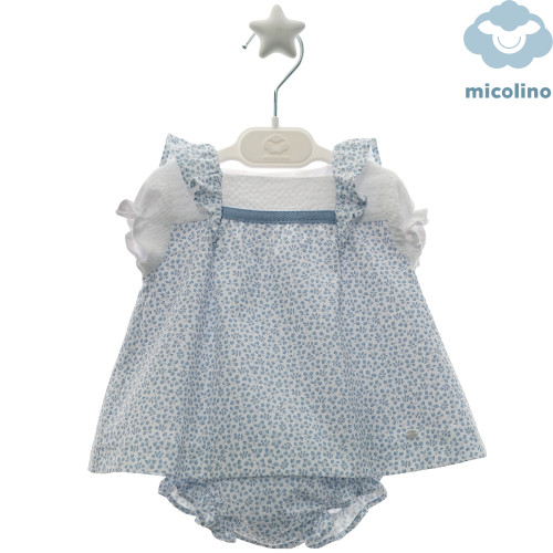 0189 طقم اسباني فستان وكلوت  