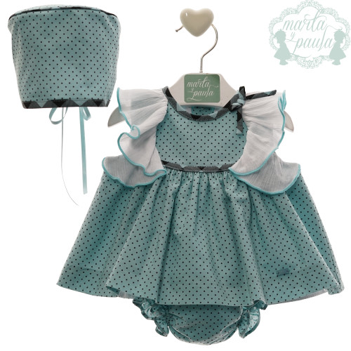 0148 فستان اسباني مع قبعة وكلوت