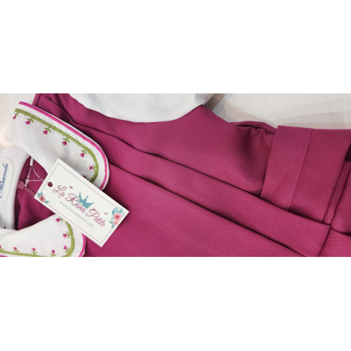 مريول مدرسي  متصل كلر مطرز  144623