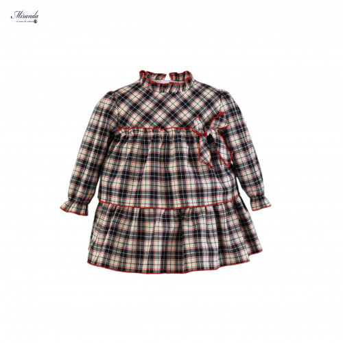 فستان اسباني كاروهات360133V  