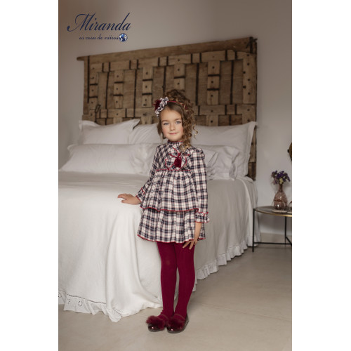 فستان اسباني كاروهات360233V 