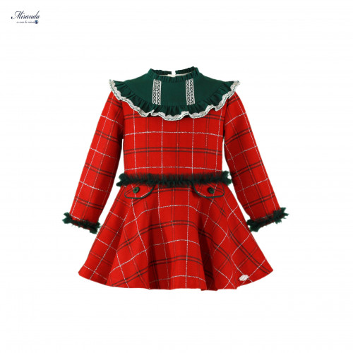 فستان اسباني احمر360229V 