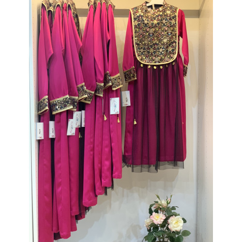 240082 فستان شعبي من قطعتين