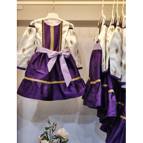 240162 فستان للمناسبات مطرز بفتحة كتف 240162 فستان للمناسبات مطرز بفتحة كتف